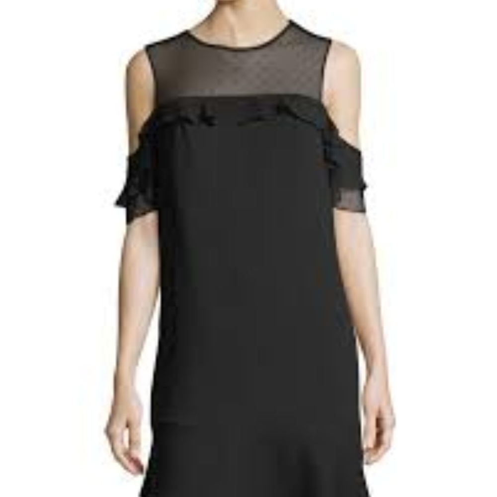 Nanette Lepore Ruffle Off Shoulder Party D…